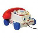 retro chatter phone pull toy for kids