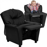Flash Furniture Black Leather