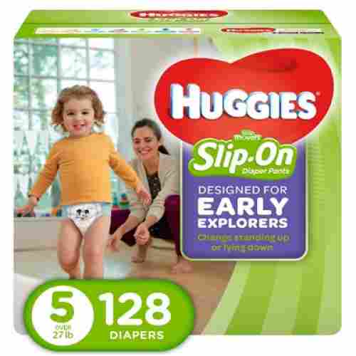 huggies little movers slip on overnight diapers pack