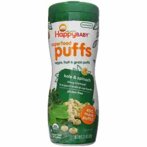 happy baby superfood puffs organic baby cereal