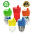 healthy sprouts silicone lids sippy cup for toddlers 5-pack