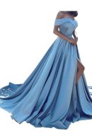 homdor split off shoulder evening prom dress display