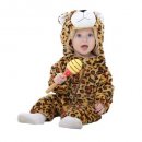 Flannel Cotton Leopard Rompers