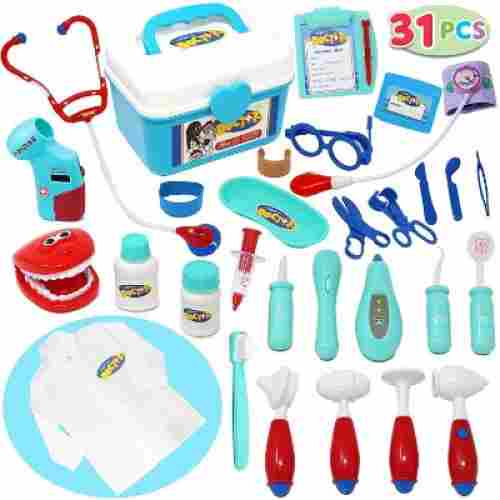 joyin 31 pieces dentist kids doctors kit pieces