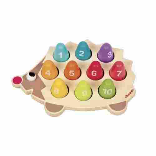 Wooden Number Hedgehog Playset