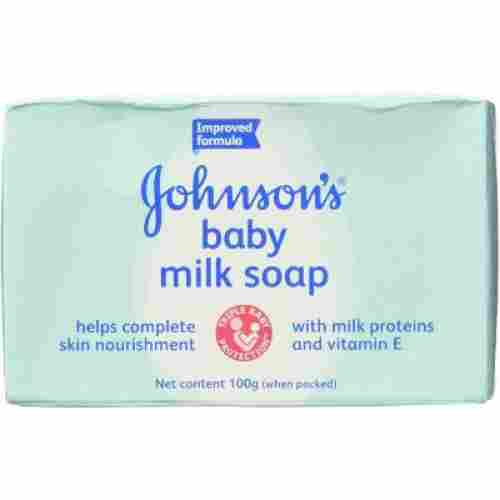 johnson & johnson milk proteins baby soap box
