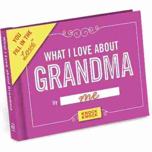 Best Christmas Gifts for Grandma Knock Knock Fill In Book 
