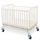 l.a baby deluxe folding metal portable cribs display