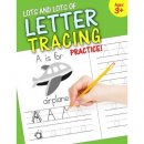 lots and lots of letter tracing practice educational book cover