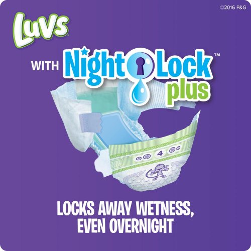 luvs ultra leakguards disposable overnight diapers night lock