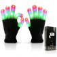 LED Colorful Flashing Finger Lighting Gloves 