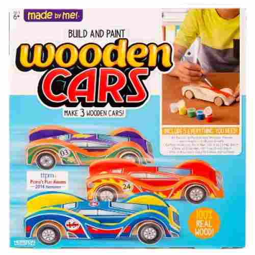 Build & Paint Your Own Wooden Cars toys