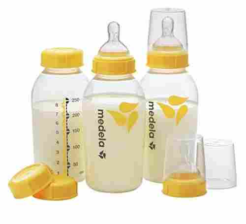 Medela Set with Wide Base & Collars