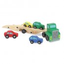 car carrier truck and cars wooden toys for kids and toddlers