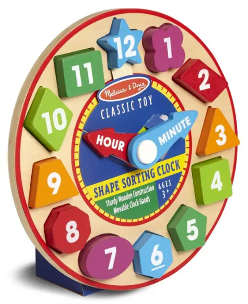 melissa & doug clock puzzle