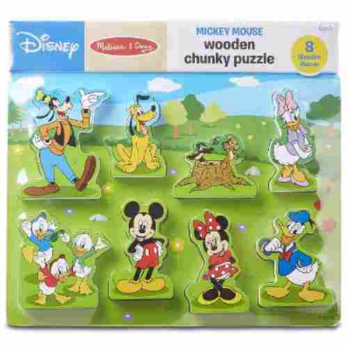 Melissa & Doug Wooden Chunky Puzzle