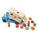 melissa & doug shape-sorting dump truck wooden toy for kids and toddlers