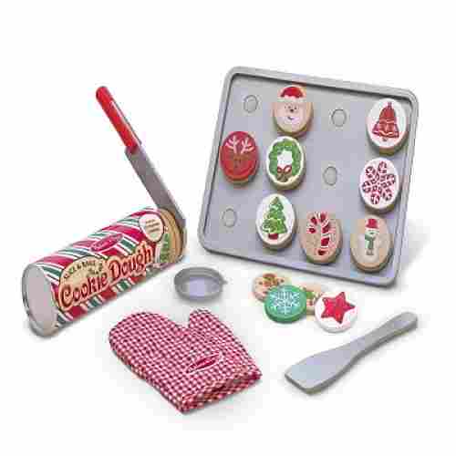 melissa and doug slice and bake christmas toy set