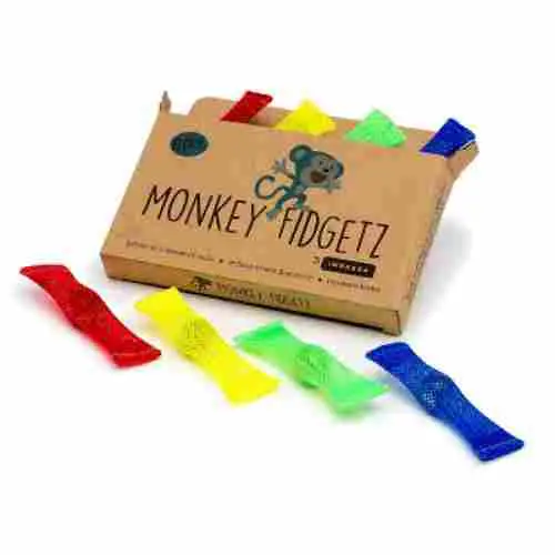 Monkey Fidgetz Mesh-and-Marble Fidget Toy