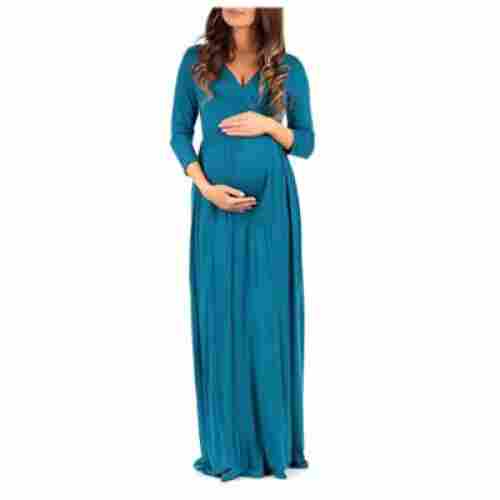 Motherbee Wrapped Ruched Maternity Dress 