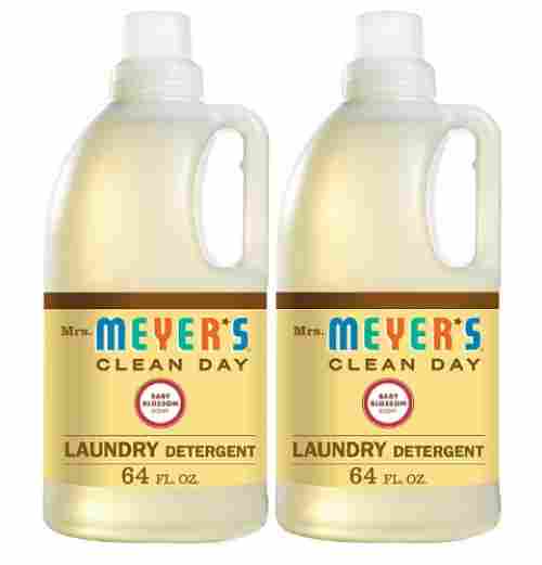 mrs. meyer’s blossom baby laundry detergent bottles