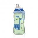 NUK blue turtle silicone spout sippy cup for toddlers