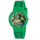Digital Watch with Matallic Green Bezel