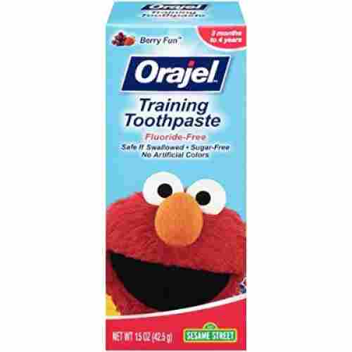 orajel elmo fluoride-free toddler toothpaste