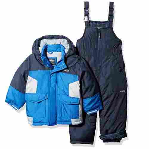 osh kosh b'gosh baby snowsuit blue