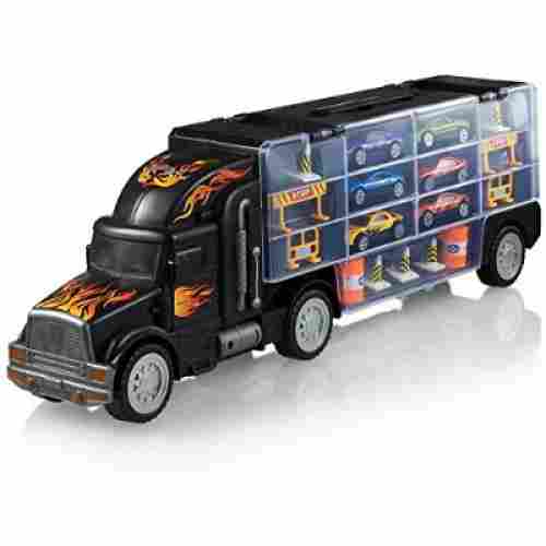 play22 truck transport car carrier toy for 8 year old boys