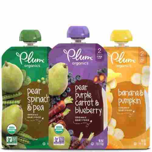 plum organics organic baby food pouches
