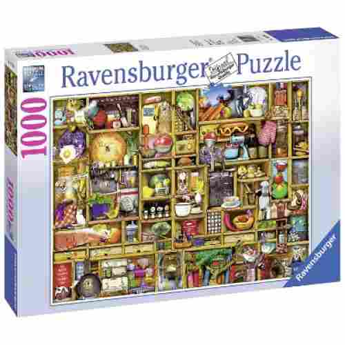 kitchen cupboard 1,000 pieces jigsaw puzzle for kids box