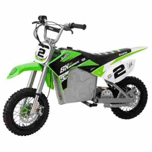 razor SX500 mcGrath rocket electric dirt bike for kids