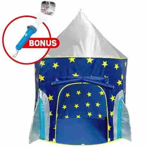 USA toyz kids play tent rocket ship