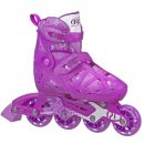 girls tracer adjustable inline roller skates for kids purple