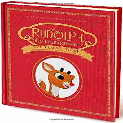 rudolph the red nosed reindeer christmas book cover