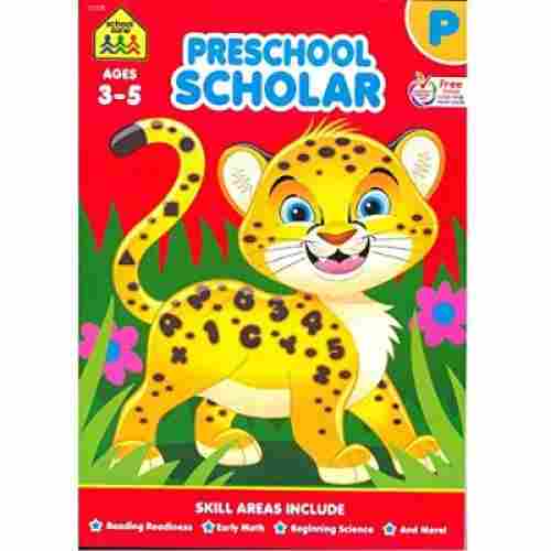 school zone preschool educational book cover