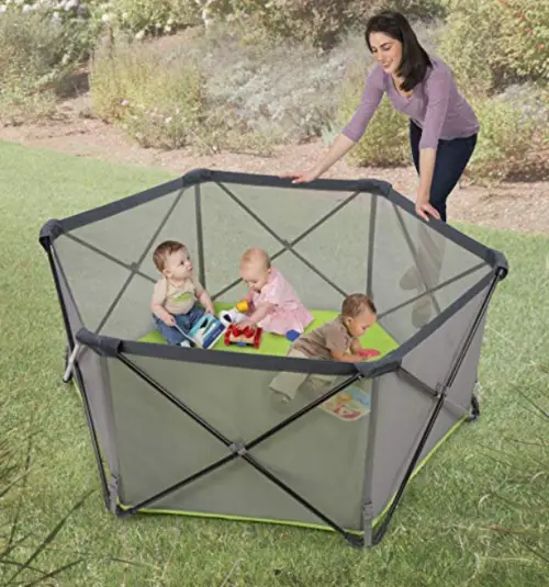 outside play yard for toddlers