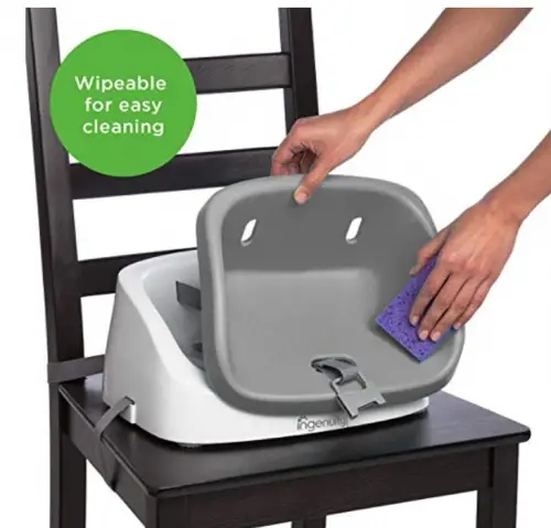 ingenuity smartClean booster seat & high chair for tables cleaning