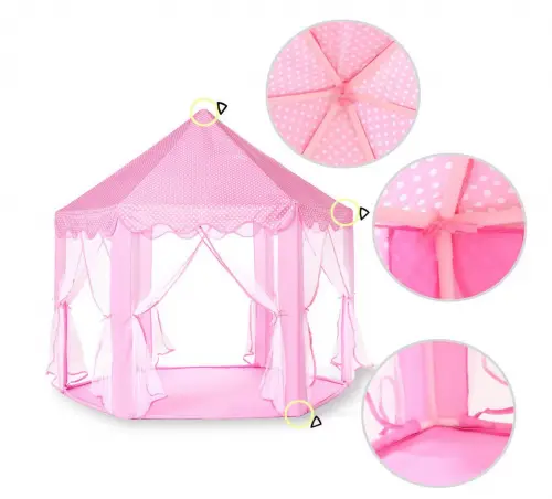 Monobeach Princess Tent Girls Large Playhouse Kids Castle  details