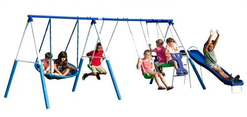 XDP Recreation All Star Outdoor Playground Backyard Kids Toddler Play/Swing Set 2