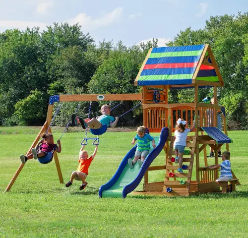 outdoor play equipment for 7 year olds