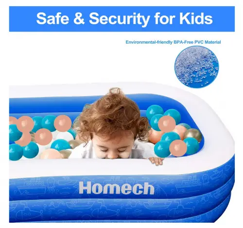 Homech Family Inflatable Swimming Pool features 2
