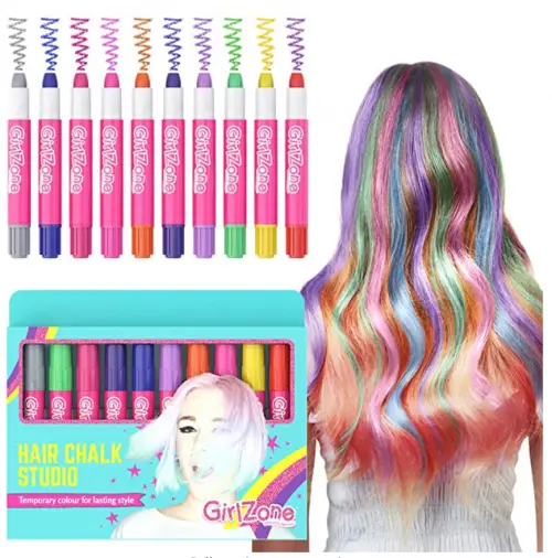 GirlZone: Hair Chalk Set for Girls 2