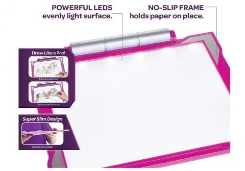 Crayola Light Up Tracing Pad Pink specs