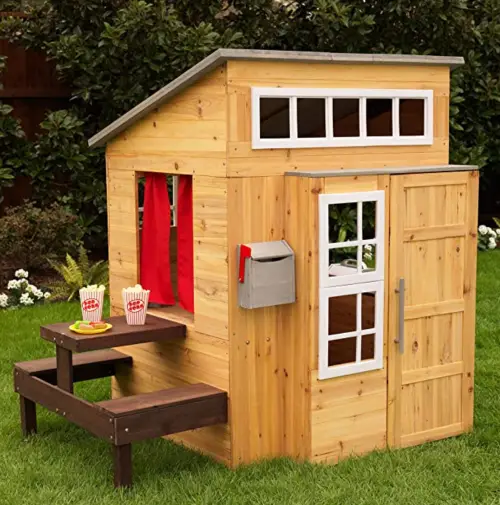 KidKraft Modern Outdoor Wooden Playhouse