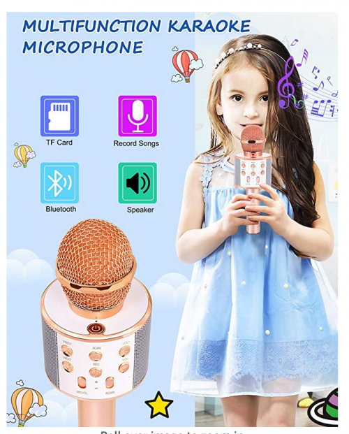 Wireless Karaoke Microphone Toy