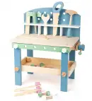 Small Foot Wooden Toys Compact Nordic Workbench Complete playset Designed for Children Ages 3+ Years   