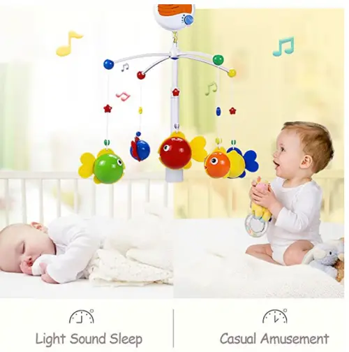 Fisca Baby Musical Crib Mobile 2