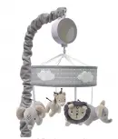 Lambs & Ivy Jungle Safari Musical Baby Crib Mobile